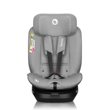 Lionelo - Cadeira auto com base giratória BRAVE i-Size 40-150 cm Grey Stone