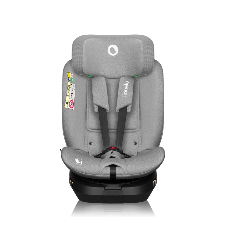 Lionelo - Cadeira auto com base giratória BRAVE i-Size 40-150 cm Grey Stone