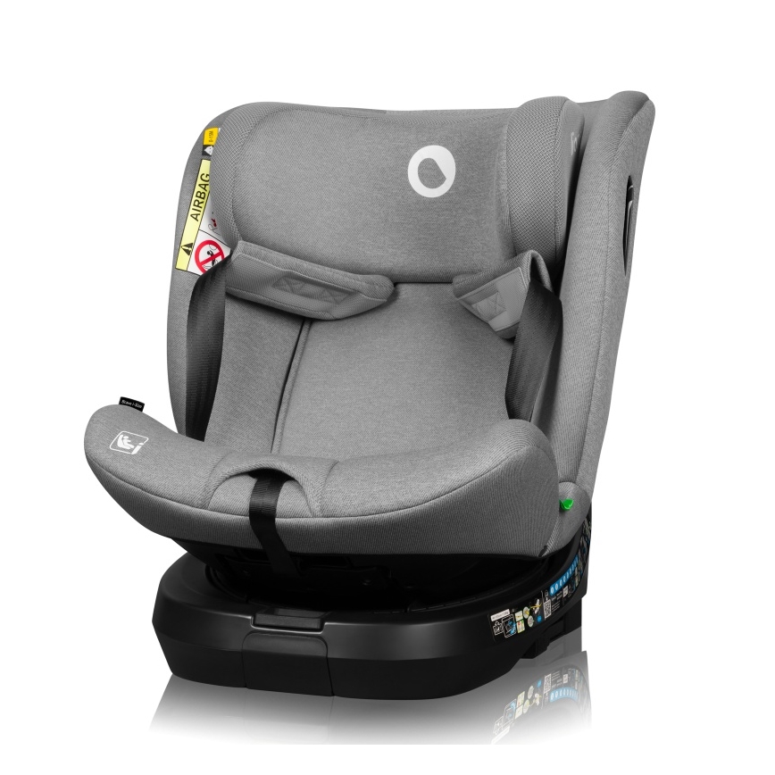 Lionelo - Cadeira auto com base giratória BRAVE i-Size 40-150 cm Grey Stone