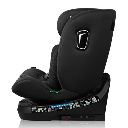 Lionelo - Cadeira auto com base giratória BRAVE i-Size 40-150 cm Preto Carbono