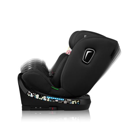 Lionelo - Cadeira auto com base giratória BRAVE i-Size 40-150 cm Preto Carbono