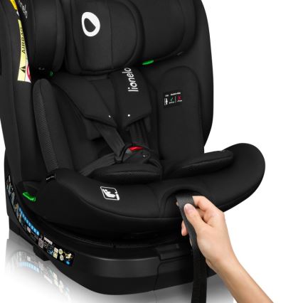 Lionelo - Cadeira auto com base giratória BRAVE i-Size 40-150 cm Preto Carbono