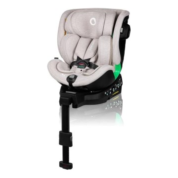 Lionelo - Cadeira auto com base giratória HARMONY i-Tamanho 40-150 cm bege