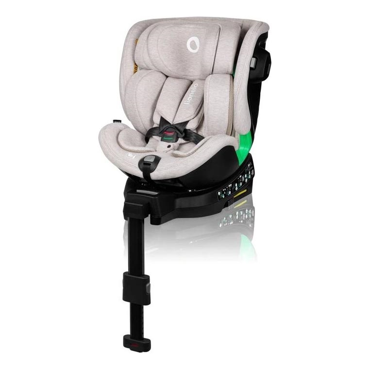 Lionelo - Cadeira auto com base giratória HARMONY i-Tamanho 40-150 cm bege