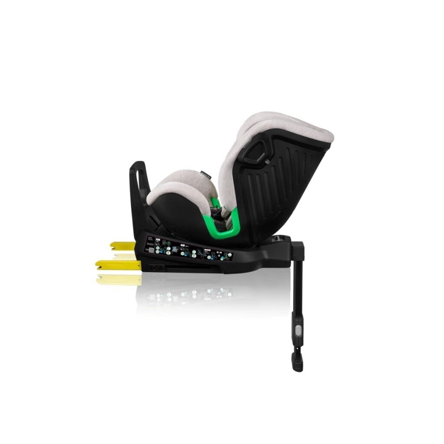Lionelo - Cadeira auto com base giratória HARMONY i-Tamanho 40-150 cm bege