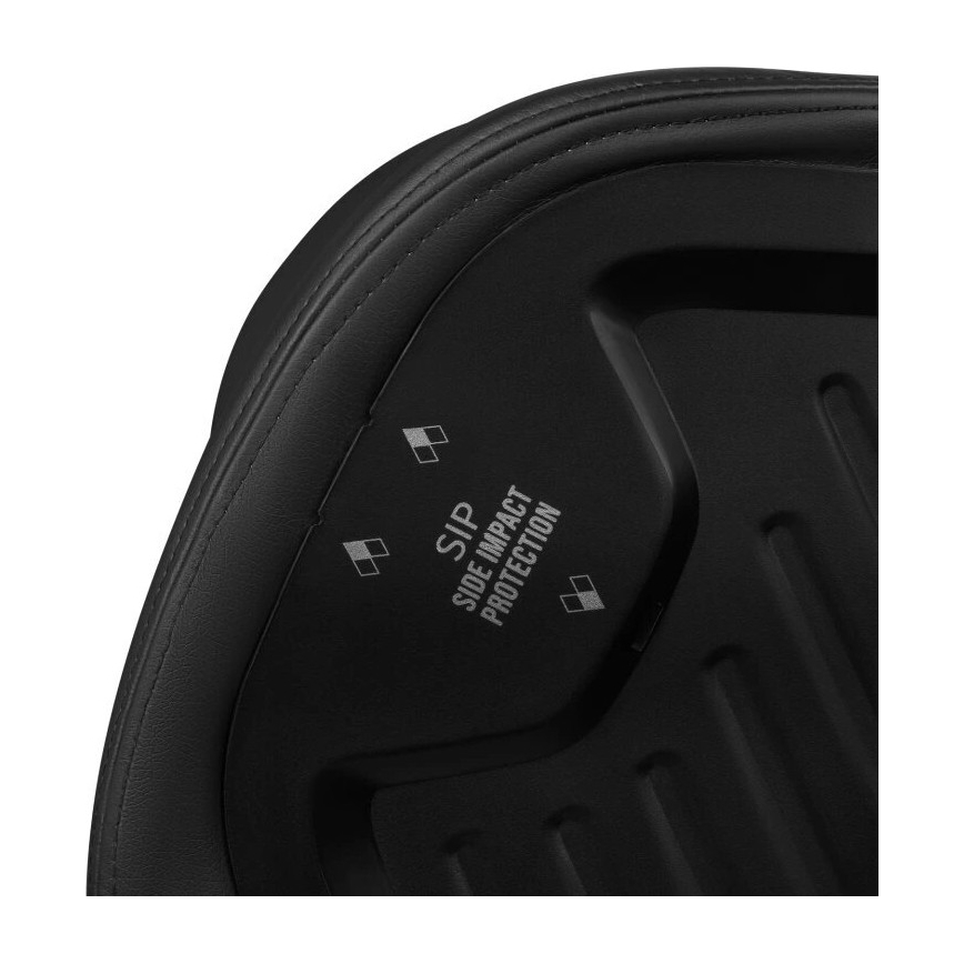 Lionelo - Cadeira auto com base giratória HARMONY i-Tamanho 40-150 cm preto/azeitona