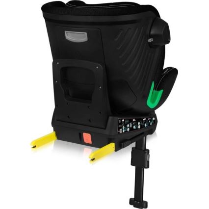Lionelo - Cadeira auto com base giratória HARMONY i-Tamanho 40-150 cm preto