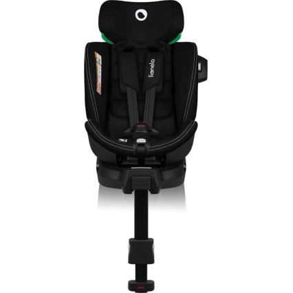 Lionelo - Cadeira auto com base giratória HARMONY i-Tamanho 40-150 cm preto