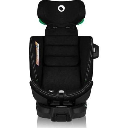 Lionelo - Cadeira auto com base giratória HARMONY i-Tamanho 40-150 cm preto