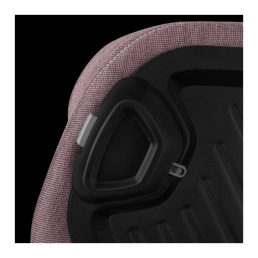 Lionelo - Cadeira auto com base giratória HARMONY i-Tamanho 40-150 cm rosa