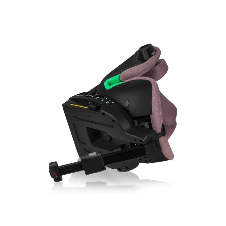 Lionelo - Cadeira auto com base giratória HARMONY i-Tamanho 40-150 cm rosa