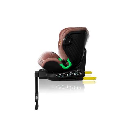 Lionelo - Cadeira auto com base giratória HARMONY i-Tamanho 40-150 cm tijolo
