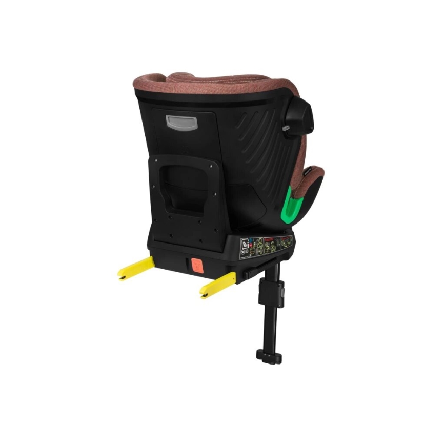 Lionelo - Cadeira auto com base giratória HARMONY i-Tamanho 40-150 cm tijolo