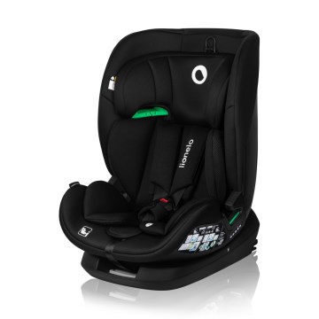 Lionelo - Cadeira auto com base giratória LAVENDER i-Size 76-150 cm Carbono Preto