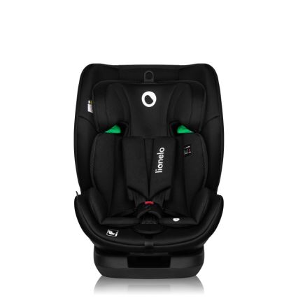 Lionelo - Cadeira auto com base giratória LAVENDER i-Size 76-150 cm Carbono Preto
