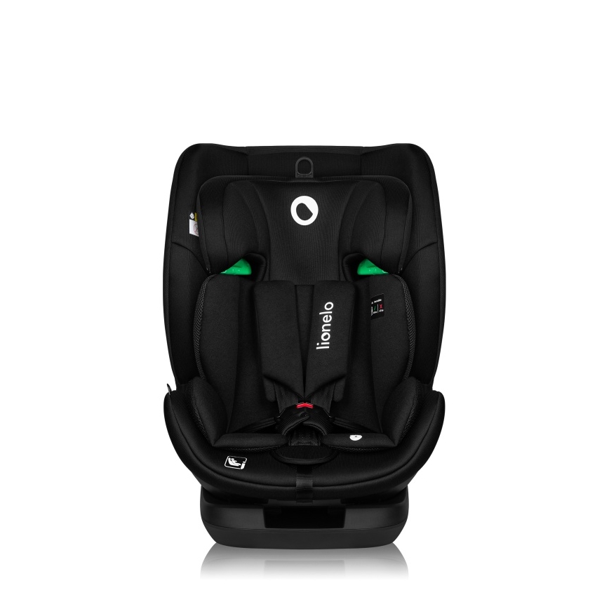Lionelo - Cadeira auto com base giratória LAVENDER i-Size 76-150 cm Carbono Preto