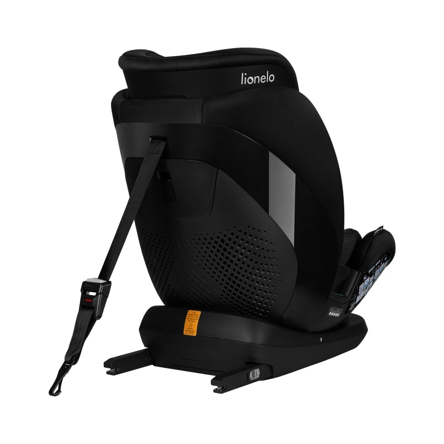 Lionelo - Cadeira auto com base giratória LAVENDER i-Size 76-150 cm Carbono Preto