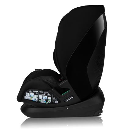 Lionelo - Cadeira auto com base giratória LAVENDER i-Size 76-150 cm Carbono Preto