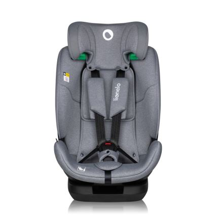 Lionelo - Cadeira auto com base giratória LAVENDER i-Size 76-150 cm Pedra Cinzenta