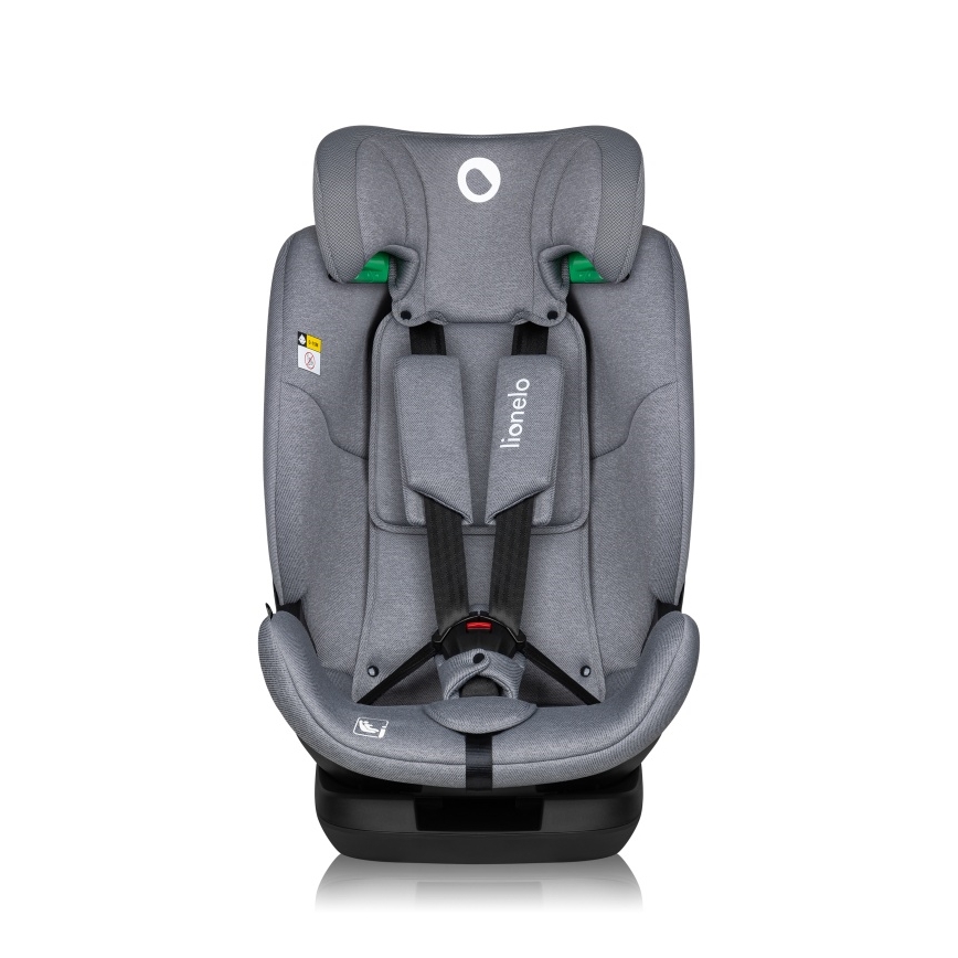 Lionelo - Cadeira auto com base giratória LAVENDER i-Size 76-150 cm Pedra Cinzenta