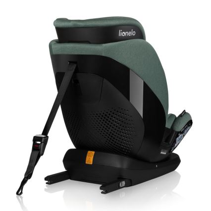 Lionelo - Cadeira auto com base giratória LAVENDER i-Size 76-150 cm Verde Pistache
