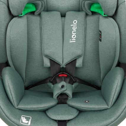 Lionelo - Cadeira auto com base giratória LAVENDER i-Size 76-150 cm Verde Pistache
