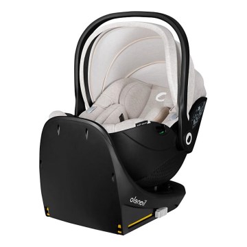 Lionelo - Cadeira auto com base giratória MOXIE SET i-Size 40-87 cm Bege Areia