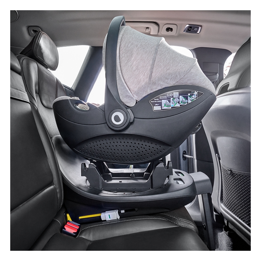 Lionelo - Cadeira auto com base giratória MOXIE SET i-Size 40-87 cm Bege Areia