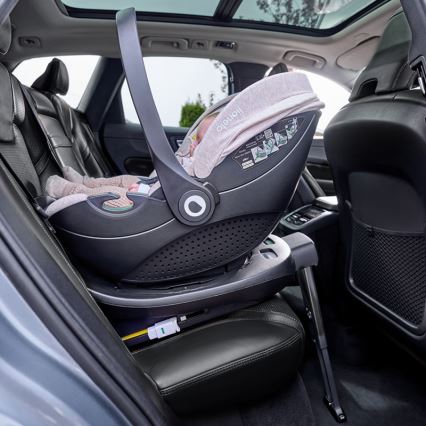 Lionelo - Cadeira auto com base giratória MOXIE SET i-Size 40-87 cm Rosa Malva