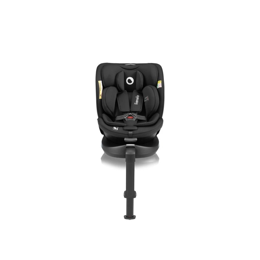 Lionelo - Cadeira auto com base giratória NAVY i-Tamanho 40-150 cm preto