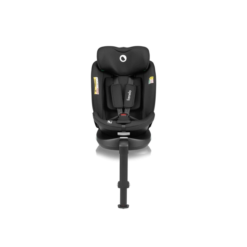 Lionelo - Cadeira auto com base giratória NAVY i-Tamanho 40-150 cm preto