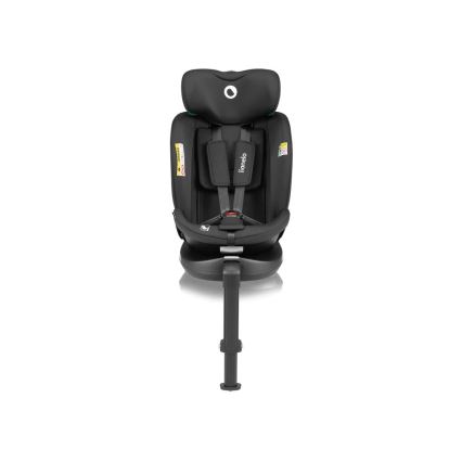 Lionelo - Cadeira auto com base giratória NAVY i-Tamanho 40-150 cm preto