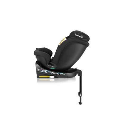 Lionelo - Cadeira auto com base giratória NAVY i-Tamanho 40-150 cm preto