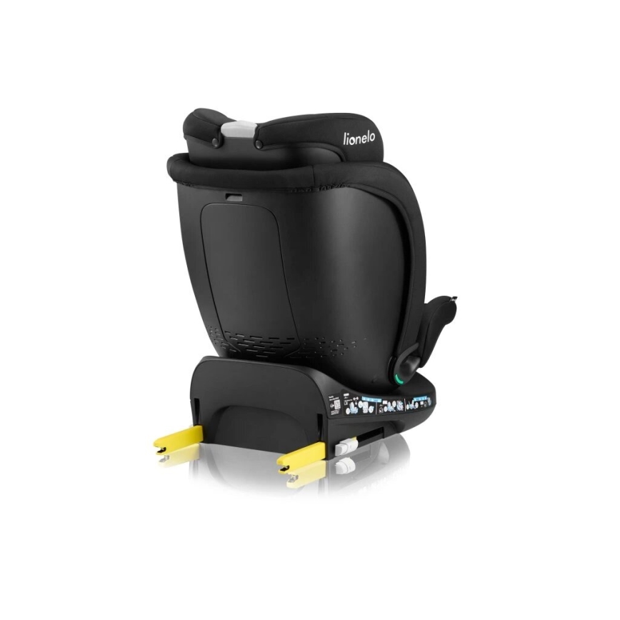 Lionelo - Cadeira auto com base giratória NAVY i-Tamanho 40-150 cm preto