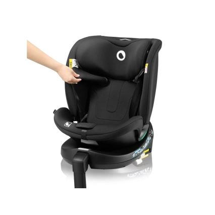 Lionelo - Cadeira auto com base giratória NAVY i-Tamanho 40-150 cm preto