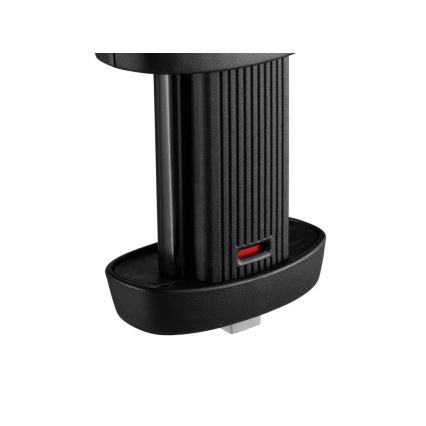 Lionelo - Cadeira auto com base giratória NAVY i-Tamanho 40-150 cm preto/vermelho
