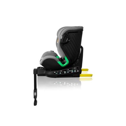 Lionelo - Cadeira auto com base rotativo HARMONY i-Tamanho 40-150 cm preto/cinzento