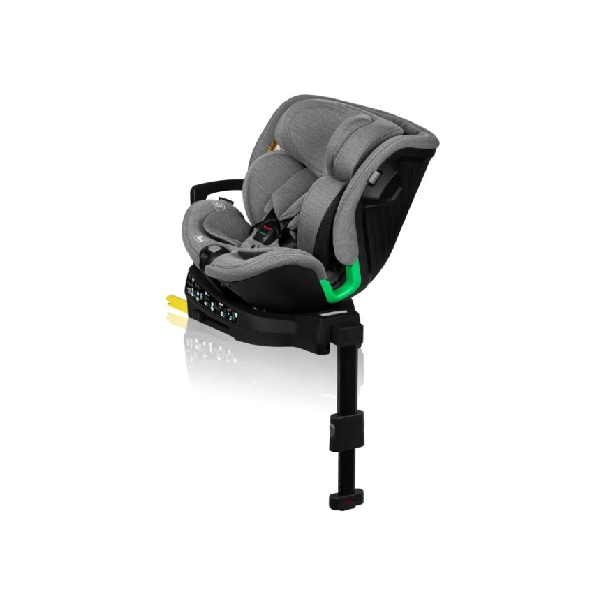 Lionelo - Cadeira auto com base rotativo HARMONY i-Tamanho 40-150 cm preto/cinzento
