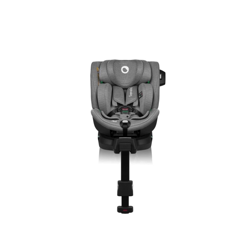 Lionelo - Cadeira auto com base rotativo HARMONY i-Tamanho 40-150 cm preto/cinzento