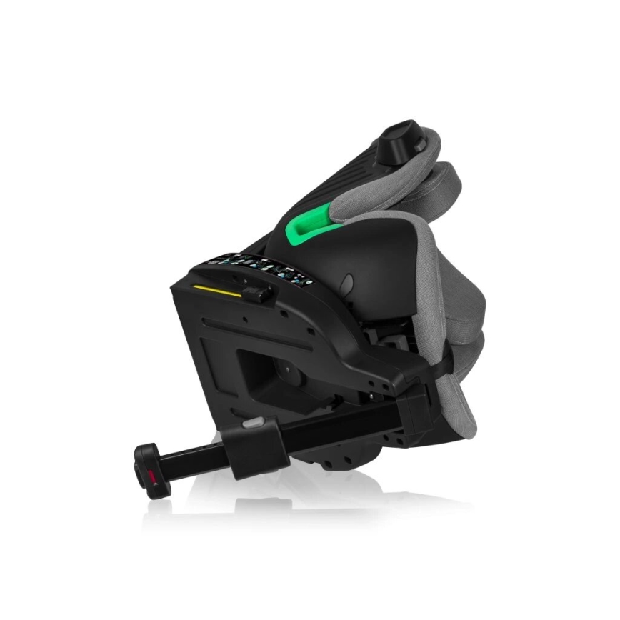 Lionelo - Cadeira auto com base rotativo HARMONY i-Tamanho 40-150 cm preto/cinzento