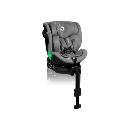 Lionelo - Cadeira auto com base rotativo HARMONY i-Tamanho 40-150 cm preto/cinzento