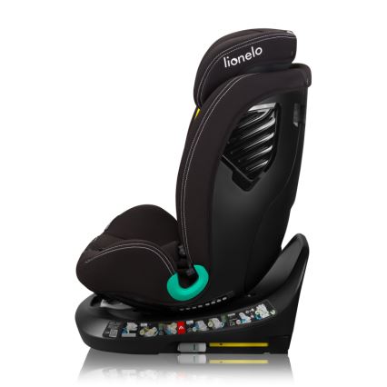 Lionelo - Cadeira auto com base giratória BASTIAAN ONE i-Size 40-150 cm Preto Carbono