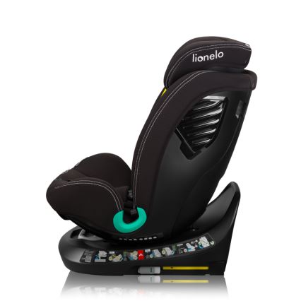 Lionelo - Cadeira auto com base giratória BASTIAAN ONE i-Size 40-150 cm Preto Carbono