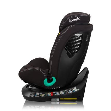 Lionelo - Cadeira auto com base giratória BASTIAAN ONE i-Size 40-150 cm Preto Carbono