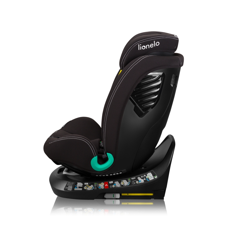 Lionelo - Cadeira auto com base giratória BASTIAAN ONE i-Size 40-150 cm Preto Carbono