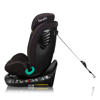 Lionelo - Cadeira auto com base giratória BASTIAAN ONE i-Size 40-150 cm Preto Carbono