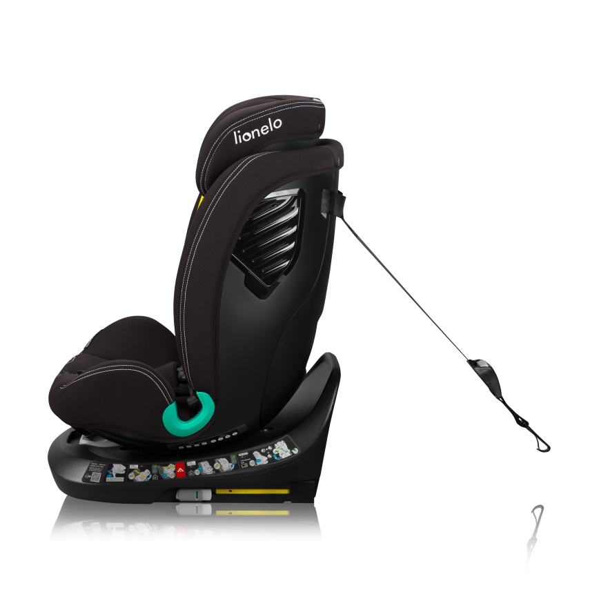 Lionelo - Cadeira auto com base giratória BASTIAAN ONE i-Size 40-150 cm Preto Carbono