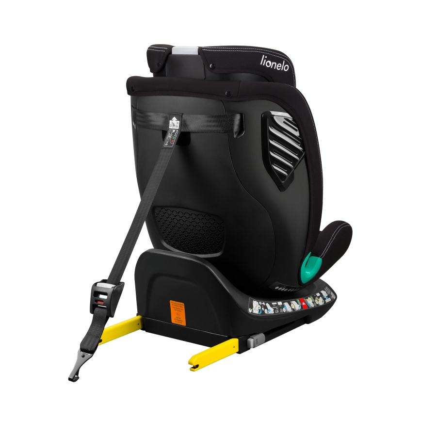 Lionelo - Cadeira auto com base giratória BASTIAAN ONE i-Size 40-150 cm Preto Carbono