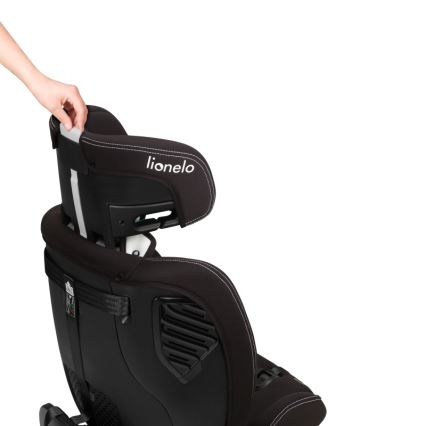 Lionelo - Cadeira auto com base giratória BASTIAAN ONE i-Size 40-150 cm Preto Carbono