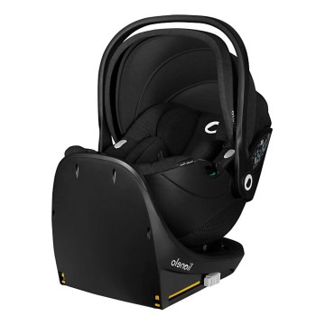 Lionelo - Cadeira auto giratória com base MOXIE SET i-Size 40-87 cm Preto Carbono